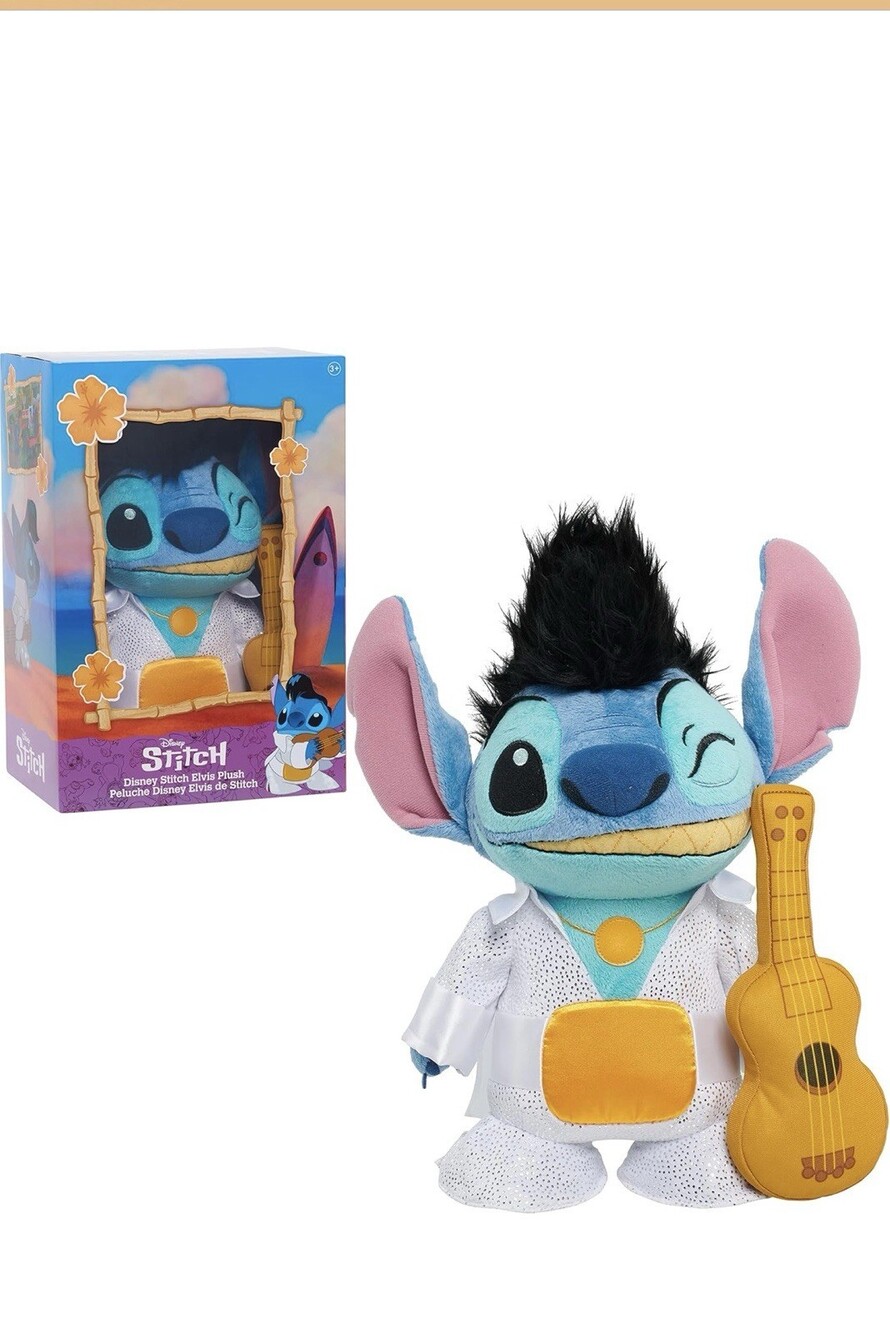 Disney Stitch Elvis Plush – New in Box